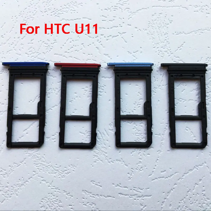 

BINYEAE New SIM / SD Card Reader For HTC U11 Sim+Micro SD Card Reader Holder Tray Slot U11 Replacement Part