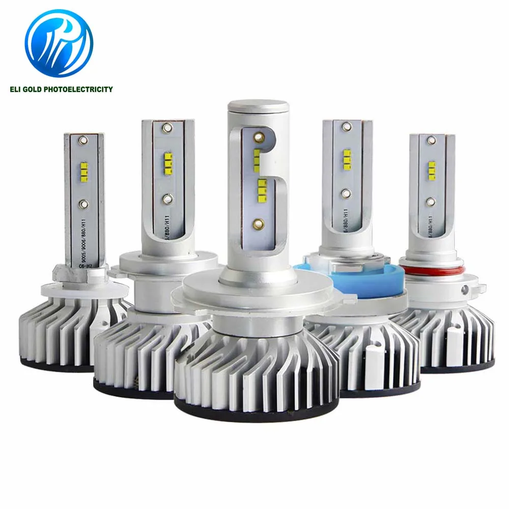 

2PCS H1 LED H7 LED ZES Chip Car Headlights Bulb Kit 100W 6000K 12000LM H4 9006 9005 HB3 H8 H11 Auto Fog Lights