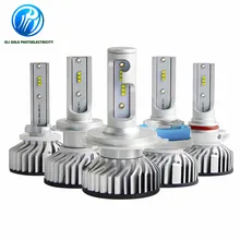 2PCS H1 LED H7 LED ZES Chip Car Headlights Bulb Kit 100W 6000K 12000LM H4 9006 9005 HB3 H8 H11 Auto Fog Lights