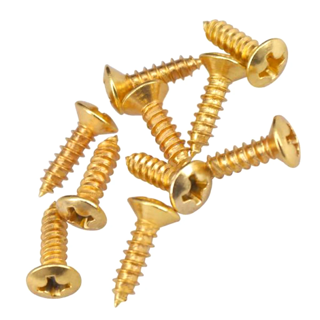 50PCS Pickguard Scratch Plate Mounting Screws for Electric Guitar/ Bass Parts Accessories