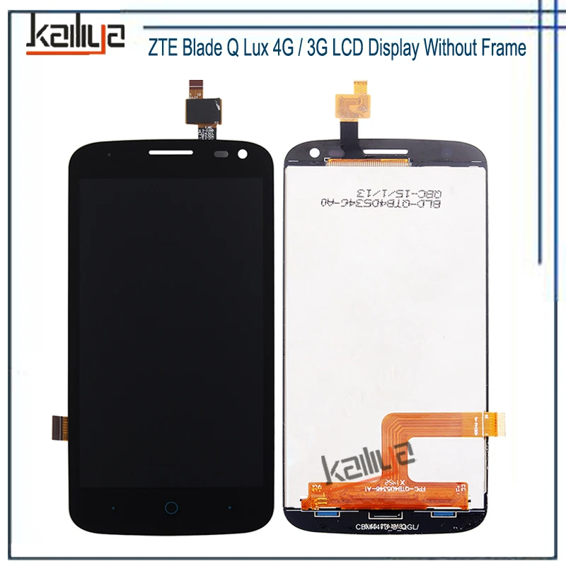 Новый черный ЖК-дисплей для zte Blade Q Lux 4G/3g с сенсорным экраном переднее стекло