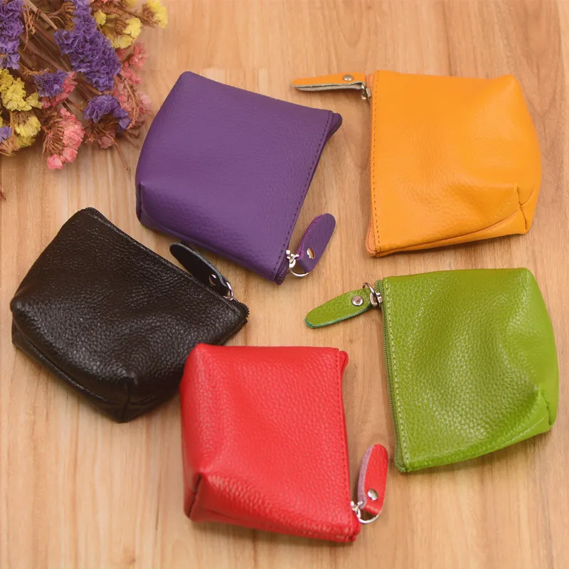 

Designer coin purse high quality genuine leather bags designer purple coin bags for money change card holder mini wallet