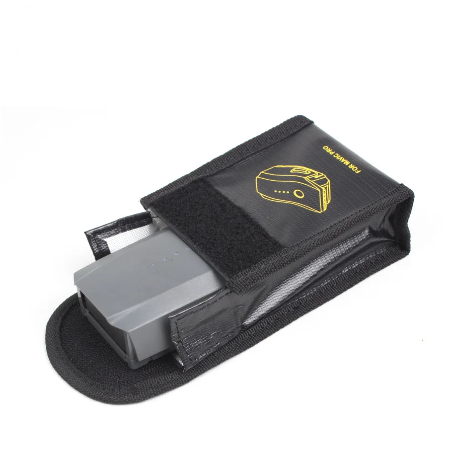 

1pc Lipo Battery Pouch Explosion-proof Protector Case Fireproof blast proof Safe Bag Fiber Storage Box for DJI Mavic PRO Battery