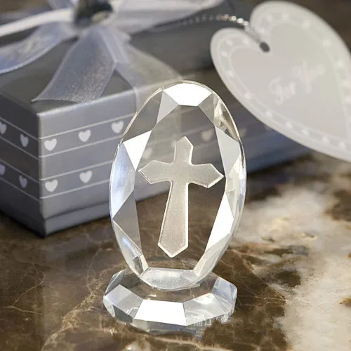 

Crystal Cross Decoration Christian Wedding Gifts Baby Full Moon Gifts