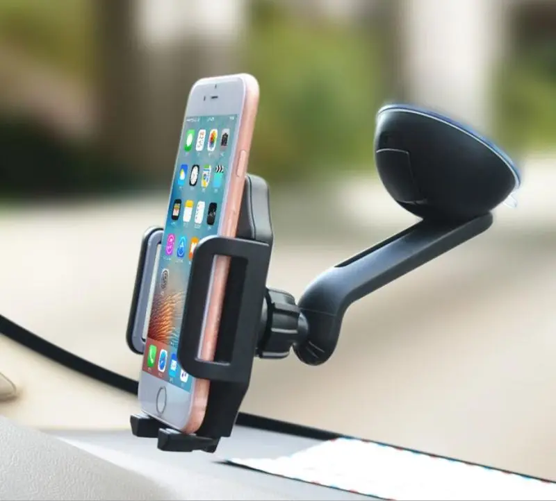 Новейший универсальный автомобильный держатель для телефона samsung Galaxy для Iphone, лобовое стекло, крепление для смартфонов, вращение на 360