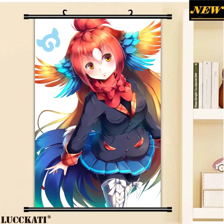 20yande.re 412712 kanzakietc kemono_friends pantyhose red_junglefowl tail thighhighs wings_