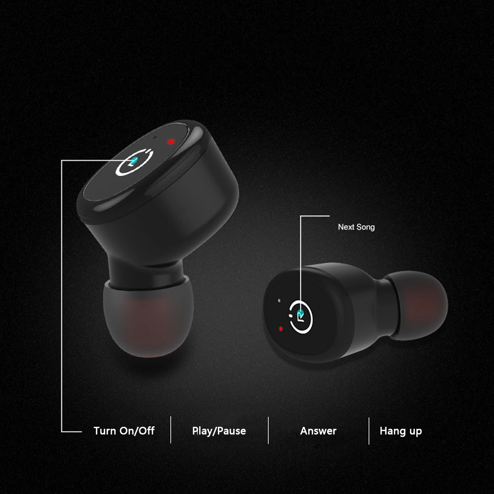 IPX8 Waterproof Bluetooth Earphone Mini In Ear Ecouteur Sport Car Magnetic Charge Wireless Swim Headset For iPhone Xiaomi Watch (6)