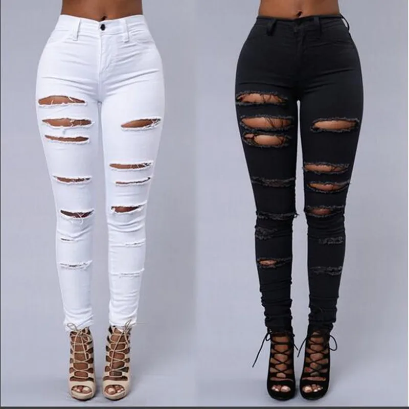 black distressed jeans girls