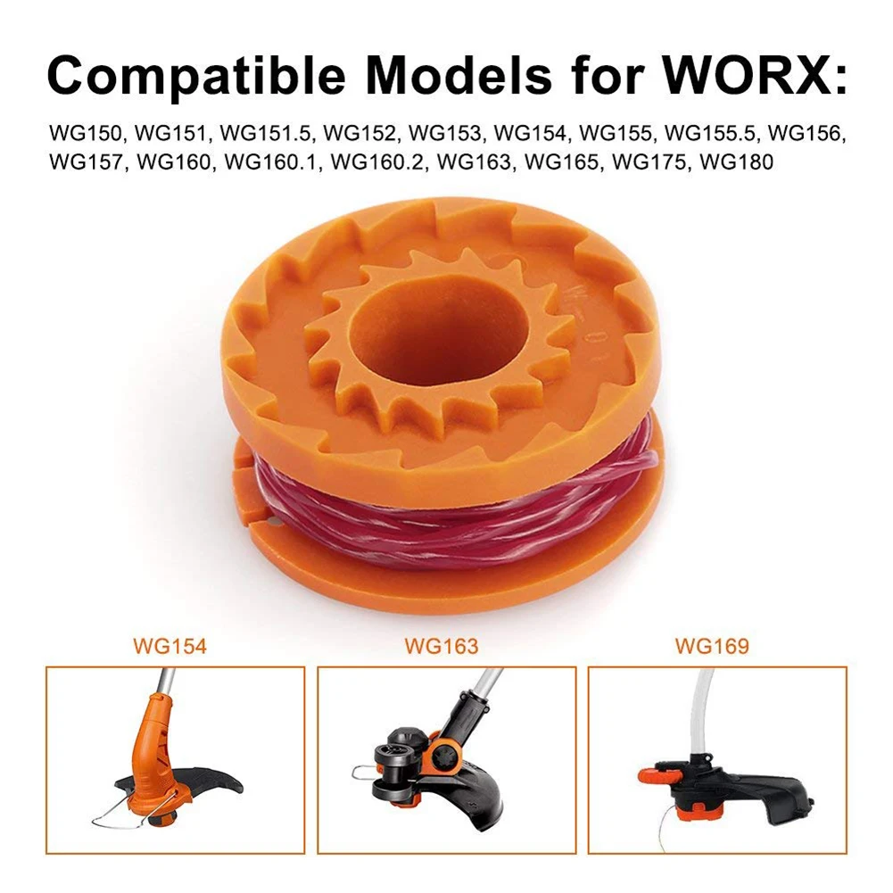 Полезная Замена 10 футов газонокосилка для газонокосилки катушка модели Worx WA0010 8