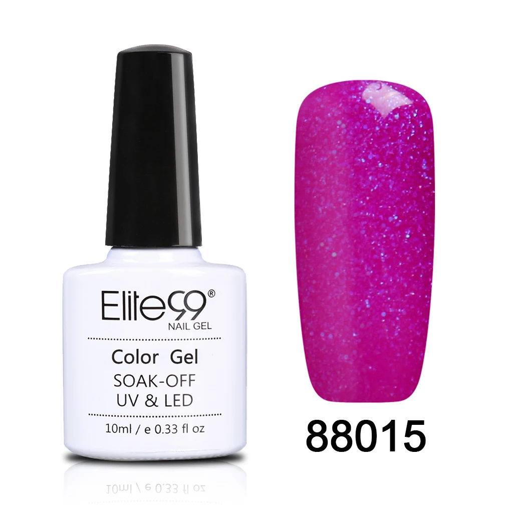 Elite99 10 мл сменный Гель-лак для ногтей микс с цоколем цветной гель Halo эффект Гель-лак замочить от гель-лаки для ногтей DIY Дизайн ногтей - Цвет: 88015