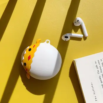 

Cute Chick Pattern Soft Silicone Protective Cover Shockproof Case Skin for Airpods 1/2 Charging Box Accessories