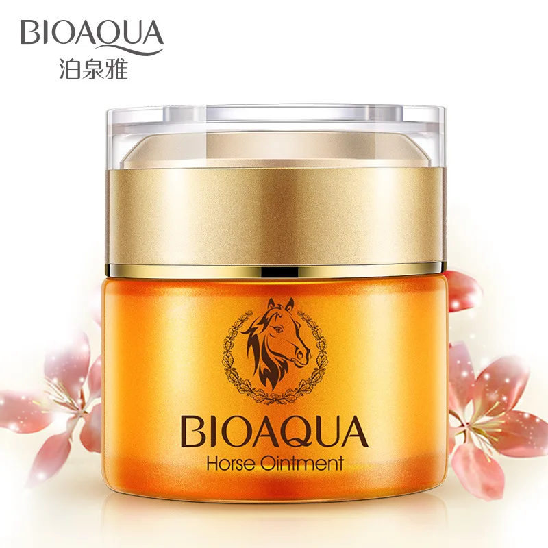

BIOAQUA Face Moisturizers Moisturizing Cream For Oily Skin Anti-Freckle Cream Strong Whitening Horse Oil Facial Cream Dark Spot