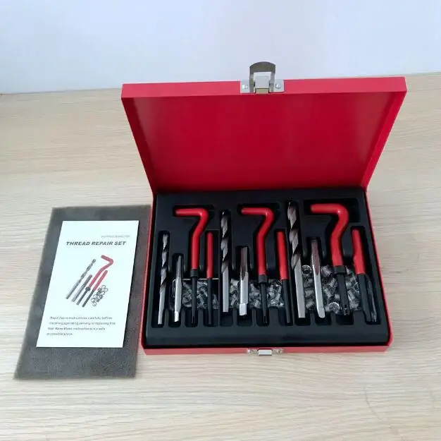 

G1 88 Pcs Car Engine Block Restoring Damaged Thread Repair Tool Kit Set M6 M8 M10