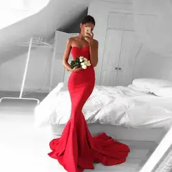 Халат de soiree с открытыми плечами вечернее платье индивидуальный заказ вечерние платья Красный элегантные вечерние платья элегантные