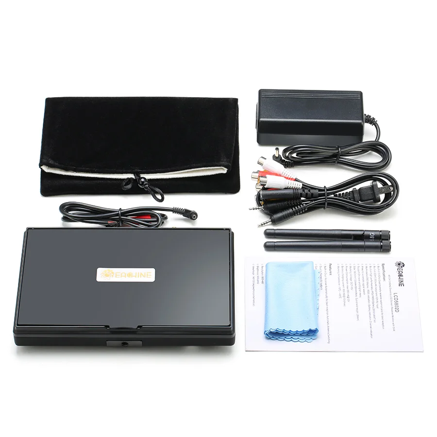 Eachine LCD5802D 5,8 5802 г 40CH 7 дюймов FPV монитор с DVR встроенный аккумулятор для FPV Multicopter RC Quadcopter часть