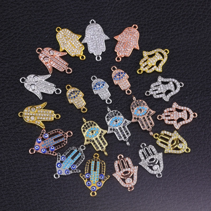 

2015 Gold Hand Jewelry Fashion Zircon Hamsa Hand