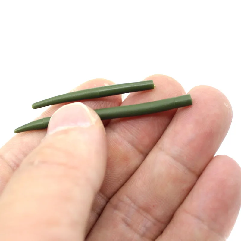 30 قطع مكافحة تشابك كم المطاط weedy هوك كم ربط مع الرصاص مقاطع سريعة تغيير يدور الكارب الصيد معالجة تزوير صنع