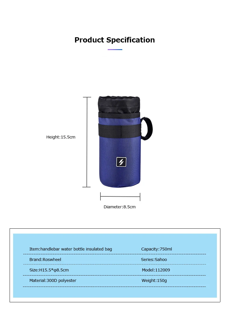 Cheap Sahoo 112009 Cycling Bike Bicycle Handlebar 750ml Insulated Water Bottle Bag Holder Kettle Cooler Pack Drink Hydration Carrier 5 Cheap Sahoo 112009 Cycling Bike Bicycle Handlebar 750ml Insulated Water Bottle Bag Holder Kettle Cooler Pack Drink Hydration Carrier 5