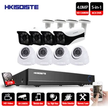 HD cctv Camera System 8CH AHD CCTV 4MP DVR CCTV System 4.0MP Camera Indoor Outdoor Waterproof 8CH 5MP NVR Surveillance Kit 