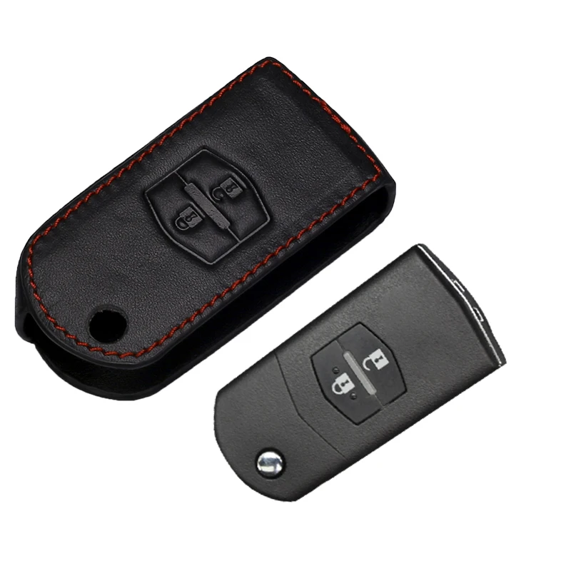 Кожаный чехол для Mazda 3 2 5 6 8 323 626 Atenza Cx5 Cx7 Cx9 Mx5 Rx|cover for|cover coverscovers for car keys |