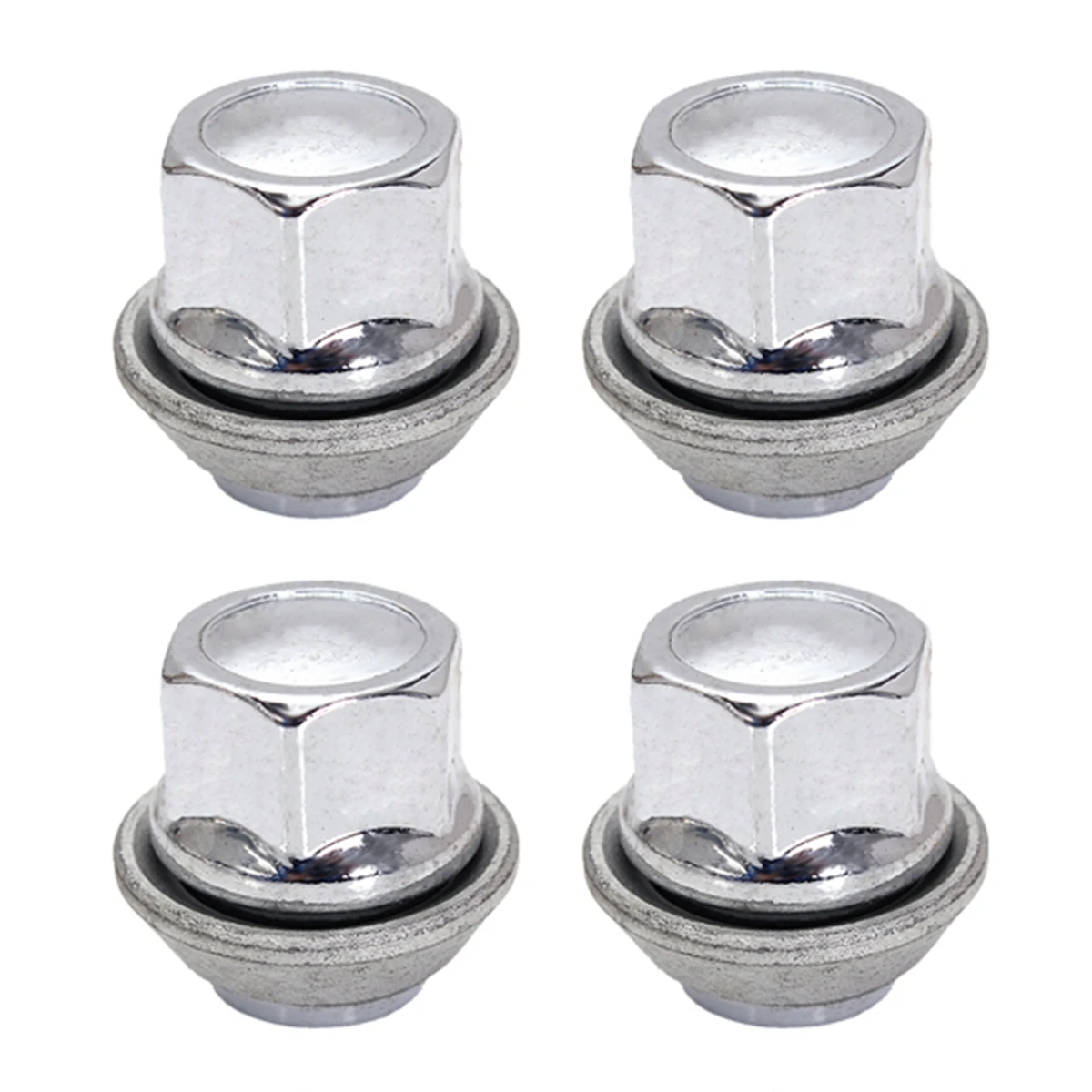 JIEIIFAFH 4 Pezzi Ruote Dado Bullone Lug prigioniera della Lega M12x1.5mm for BMW E21 E30 E36 E46 E90 E91 E92 E93 Serie 3 1975-2012