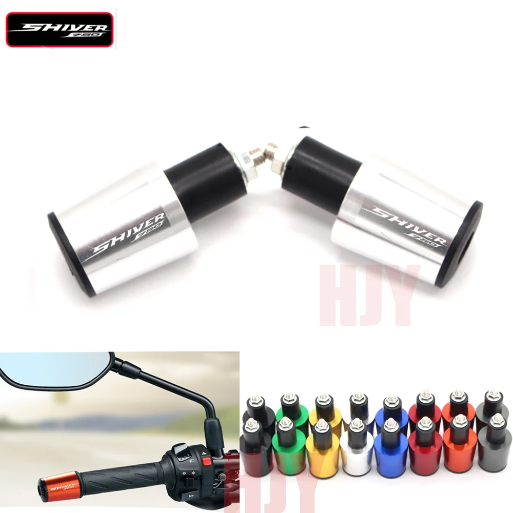 Мотоциклетные ручки 7/8 дюйма 22 мм заглушки руля для Aprilia SHIVER GT 750 SHIVER750 2007 2018 2017