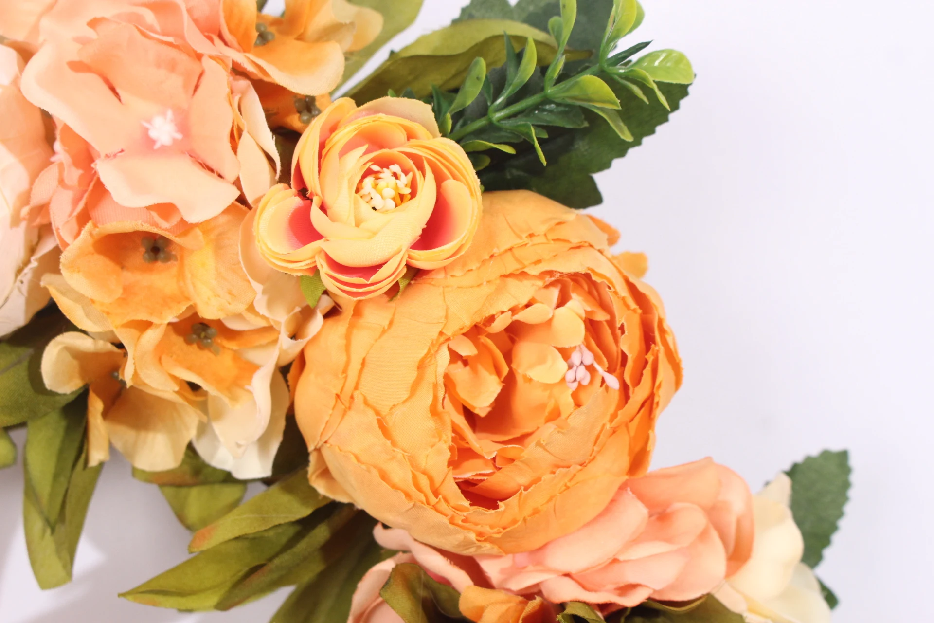 Имитация венка розы гортензии гирлянда порог венок из искусственных цветов DIY свадебный домашний декор двери порог цветы подарок