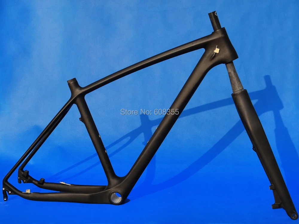 

UD Carbon Matt Cycling 650B 27.5ER Mountain Bike Frame + MTB Fork 15mm axle - Bicycle Frame ( For BB30 ) Size : 17" , 19"