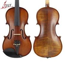 TONGLING Profession Advanced Hand-craft Antique Matt Stripes Violin 4/4 Spruce Plate Naturel Flamed Maple Violin Ebony Parts tongling full size matt cello 4 4 3 4 1 2 1 4 antique natural flamed violoncello professional acoustic musical instrument