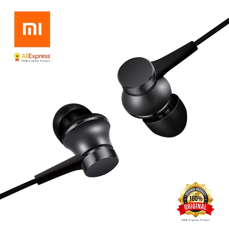 

Original Mi Xiaomi Piston 3 Fresh Youth Version Earphone In-Ear 3.5mm Colorful Earphone With Mic Earphones