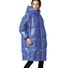 Пуховик, Женское пальто с капюшоном, пуховое пальто, Женское зимнее теплое пальто, женская яркая верхняя одежда из кожи и ткани, пальто для женщин