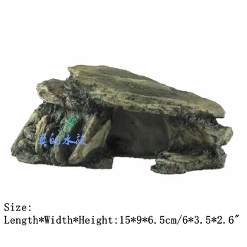 

Fish Tank Decoration Aquarium Hiding Cave Rock Terrarium Accessories Stones YYY8026