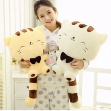 45CM Lovely Big Face Smiling Cat Stuffed Plush Toys Soft Animal Dolls Factory Lowest Price Best Gifts for Kids High Quality