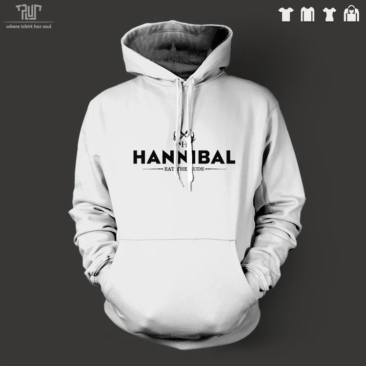 Hannibal eat the rude orignal design men unisex pullover