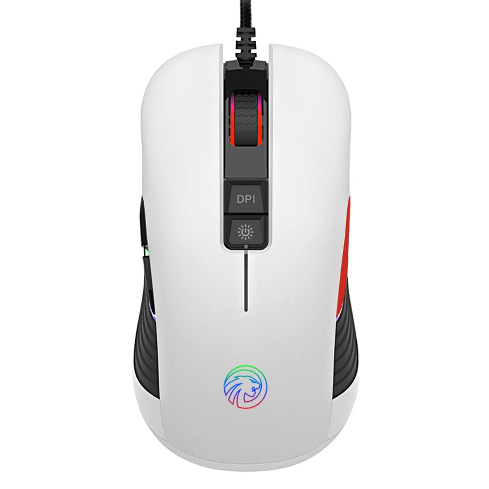 F мышь оптическая игровая мышь Проводная геймерская профессиональная игровая мышь RGB USB Игровые мыши для видеоигр