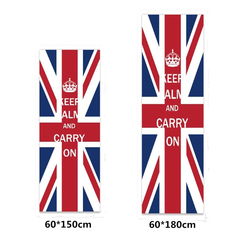 DIY Bendera Inggris Tahan Air Kulkas Sticker Kulkas Pintu Stiker
