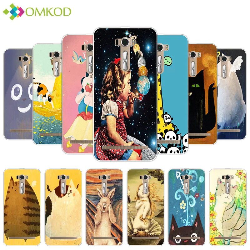 

For Asus Zenfone 2 Laser ZE550KL 5.5 inch Silicone Fat Animals Back Cover Case for Asus Zenfone 2 laser ZE550KL Soft TPU Cases