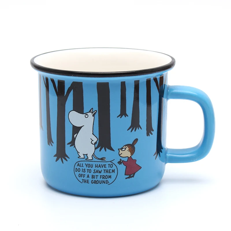 Мультфильм Moomin Finland Muumintroll Little My Lovely Muumi Семейные кофейные чашки для молока, воды, завтрака, Copo, чая с милой любовью, чашки для чая