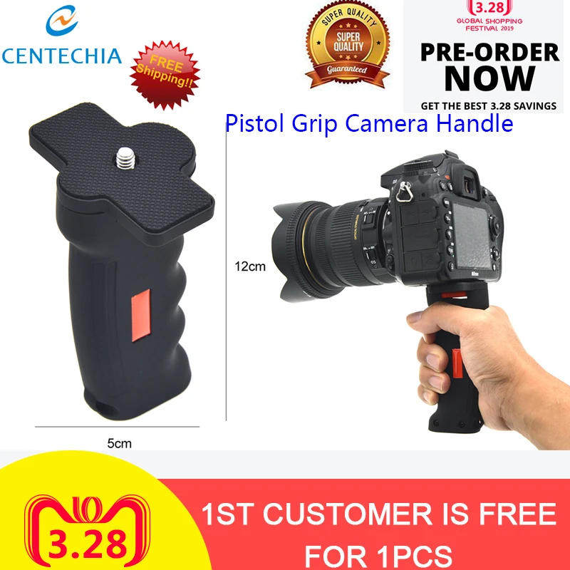 

Video Mini Grip Handheld Gimbal Camera Stabilizer Action Stabilizing Grip Handle for SLR DSLR DC Canon Nikon Sony Smartphone