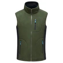 HO сплайсинга флисовый жилет мужской утолщение флис держать теплый воротник жилет прилива