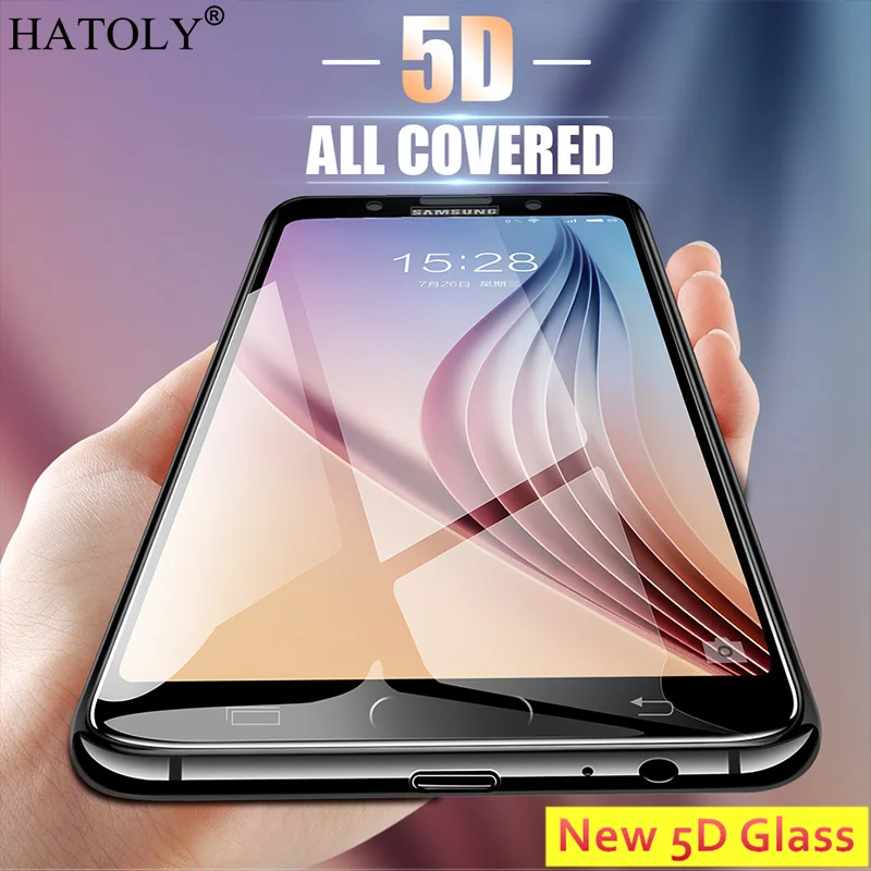 5D закаленное стекло для Samsung Galaxy A3 2017 9H с полным покрытием изогнутое A320F защита