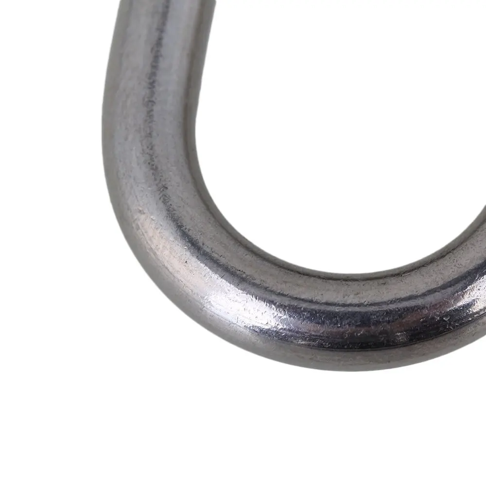 50mm-Silver-M5-Carabiner-Spring-Camping-Climbing-Secure-Lock-304-Stainless-Steel-Snap-Hook-Eyelet-Link (2)