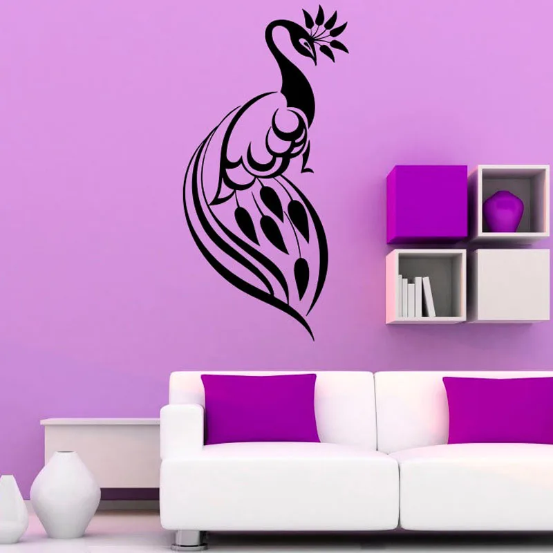 beautiful art design peafowls bird wall stickers peacocks wall decals vinyl stickers home decor waterproof fashionable - Wall Designs Stickers beautiful art design peafowls bird wall stickers peacocks wall decals vinyl stickers home decor waterproof fashionable - Wall Designs Stickers