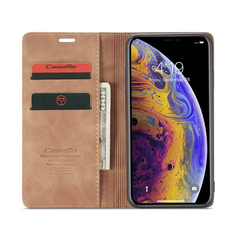 Чехол для iphone 12 Mini 11 pro x xs max xr 6 6s 7 8 plus Se 2020 Роскошный кожаный флип чехол кошелек