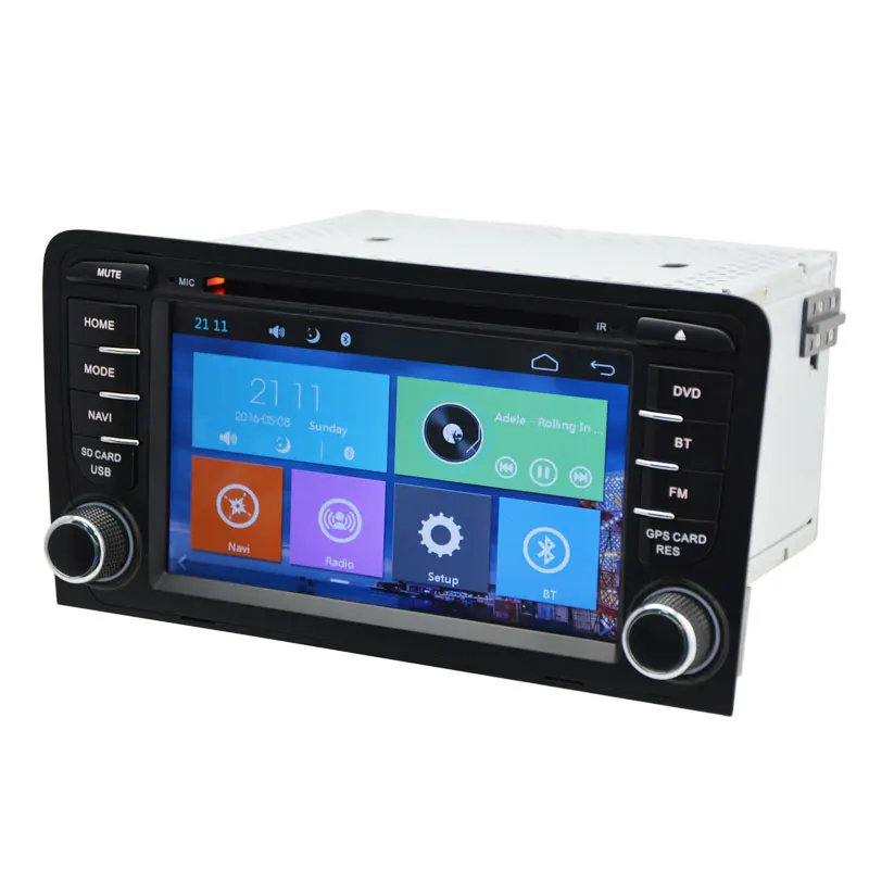 Автомагнитола 2 Din с емкостным экраном DVD плеер для Audi A3 S3 2003 2012 стерео головное