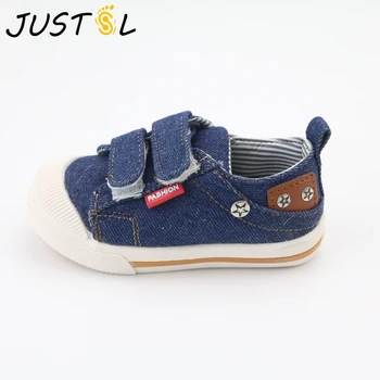 

JUSTSL Children canvas shoes spring autumn baby toddler shoes boys girls casual shoes kids fashion sneakers size21-30