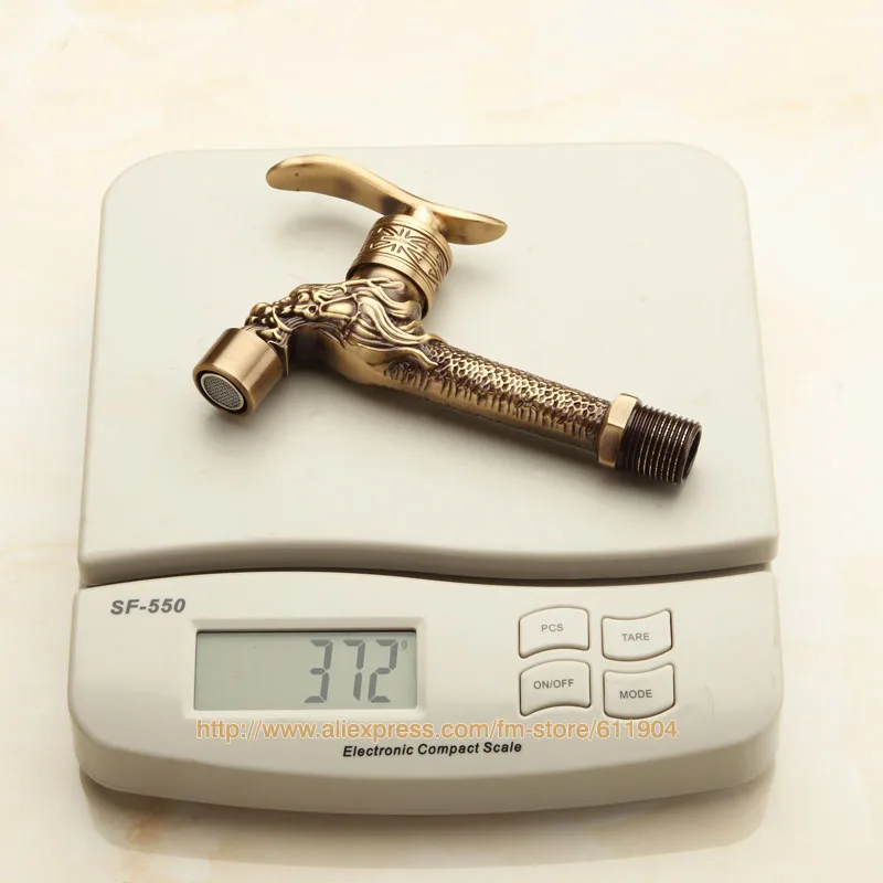 Antique Artistic Dragon Lever Handle Wall Mounted Outdoor Garden Laundry Mop Sink Washing Machine Faucet Hose Tap Antique Artistic Dragon Lever Handle Wall Mounted Outdoor Garden Laundry Mop Sink Washing Machine Faucet Hose Tap