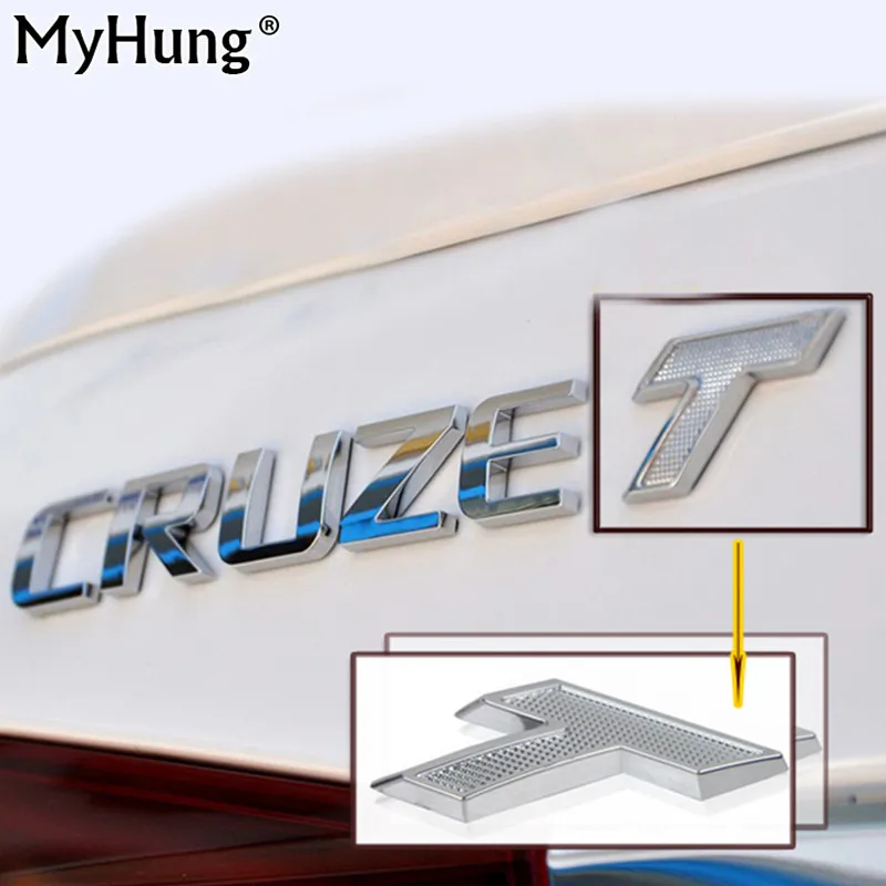 Серебряный чехол с Т образным логотипом Turbo Boost Tail для Chevrolet Cruze Malibu sedan hatchback Encore Regal