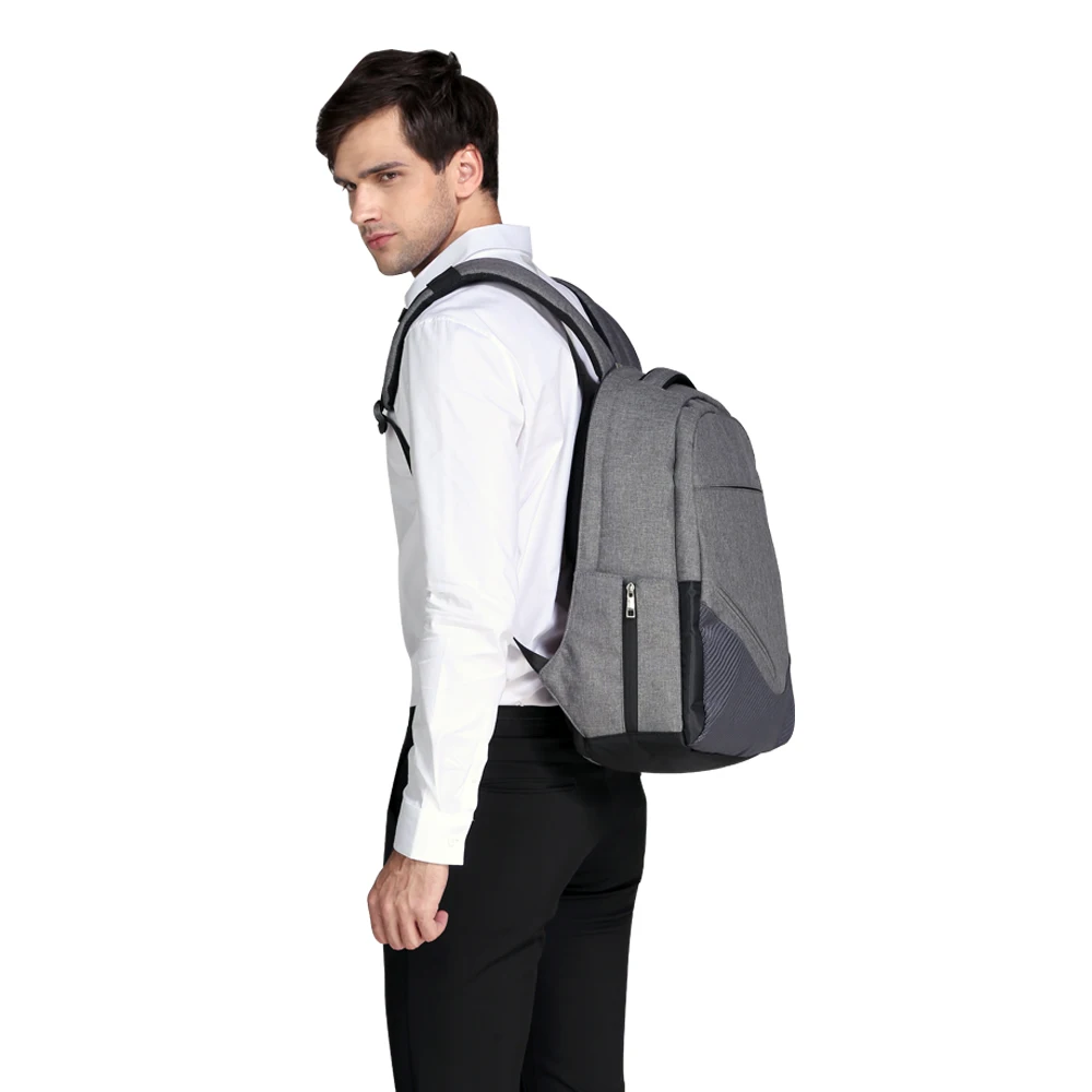 Anti theft hidden zipper Backpacks Business Travel Laptop Mens Backpack