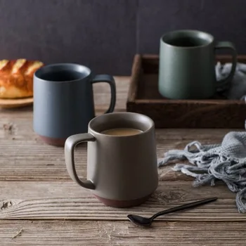 

2017 Coffee Mug Cup cup milk cup double burnt clay mugs Free shipping